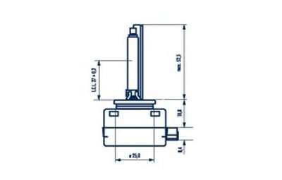 BEC XENON 85V D1S 4000 K NARVA