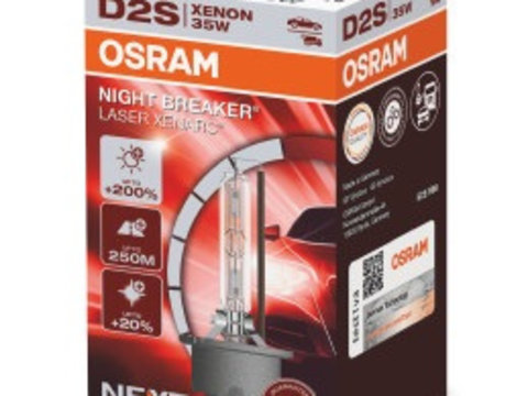 BEC XENON 85V D2S XENARC NIGHT BREAKER LASER NextGen OSRAM