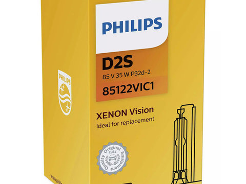 Bec Xenon D2s 85v 35w P32d-2 (Cutie) Philips Philips Cod:85122vic1