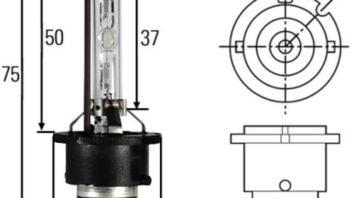 Bec xenon D2S marca MTR Putere nominala 