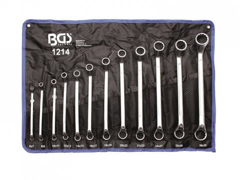 BGS-1214 Set de chei inelare cu cot 6-32 mm