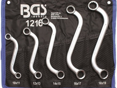 BGS-1216 Set de chei inelare S 10-19mm