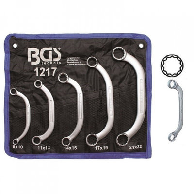 BGS-1217 Set de chei inelare semiluna 8-22mm