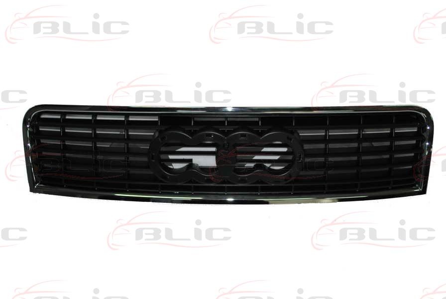 Blic grila radiator negru/crom fara emblema pt audi a4 2001-2004