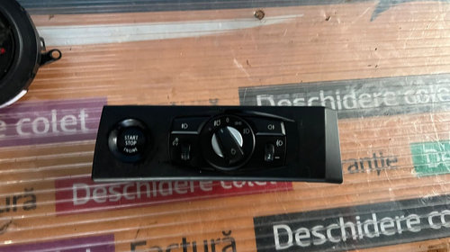 Bloc lumini buton start stop BMW E60 E61