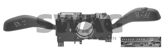 Bloc lumini de control VW TRANSPORTER / CARAVELLE Mk V bus (7HB, 7HJ, 7EB, 7EJ, 7EF, 7 (2003 - 2016) SWAG 30 94 5324