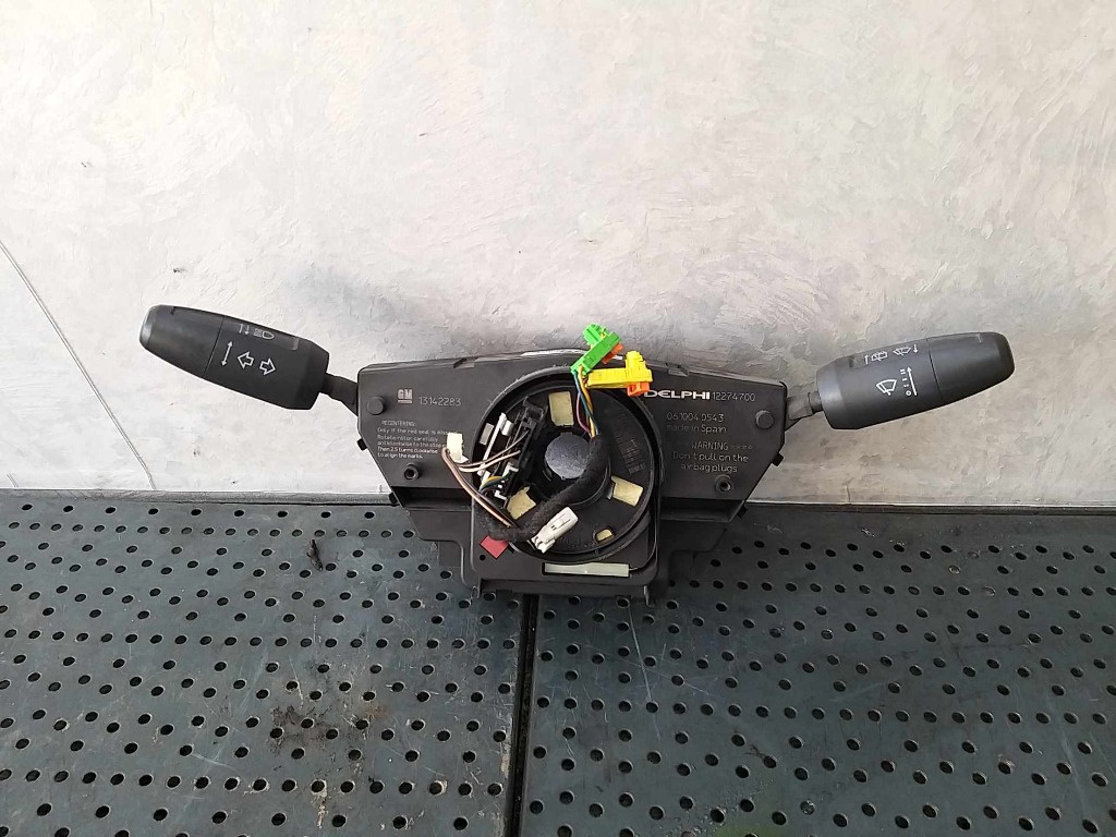 Bloc manete semnalizare stergator parbriz spirala volan opel corsa d s07 13142283