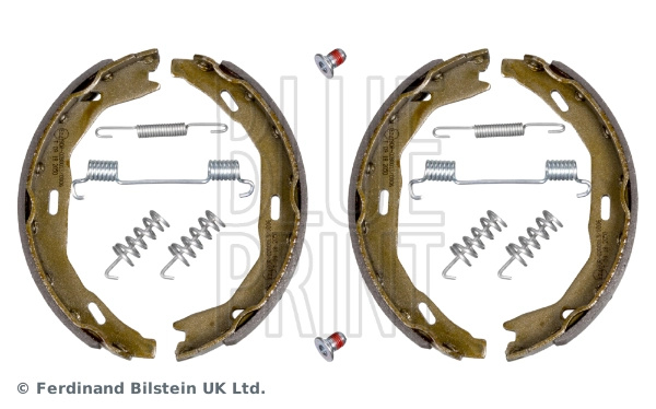 BLUE PRINT Set saboti frana, frana de mana ADBP410046 montare puntea spate compatibil cu MERCEDES-BENZ C-CLASS cupe (C204) 2011 2012 2013 2014 2015 2016 2017 2018