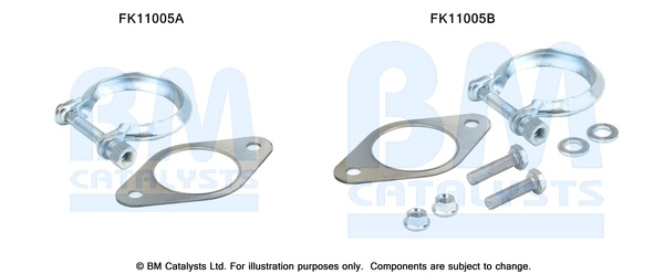 BM CATALYSTS Set montaj, filtru funingine/particule FK11005 la masina MAZDA 3 (BK) 2004 2005 2006 2007 2008 2009