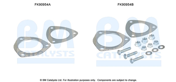 BM CATALYSTS Set montare, catalizator FK90954 la masina VW PASSAT B5.5 Variant (3B6) 2000 2001 2002 2003 2004 2005