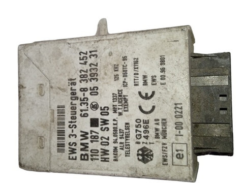 BMW E39 EWS 3 ECU Immobilizer COD 61358382452