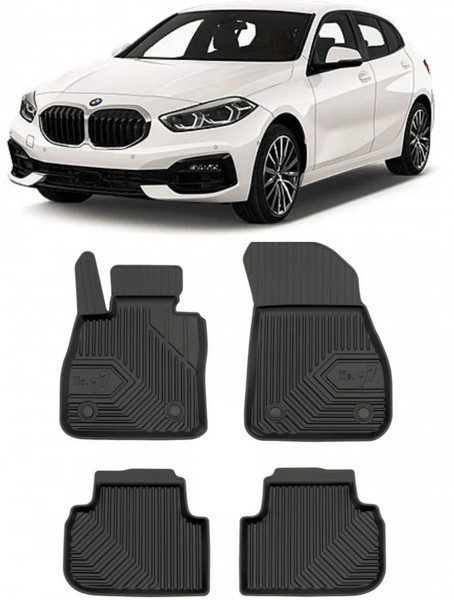 Bmw Seria 1 F40 Din 09.2019 - Prezent, Hatchback , Set Covorase Auto Tip Tavita Premium 3D, din cauciuc 77425033*1-C1283