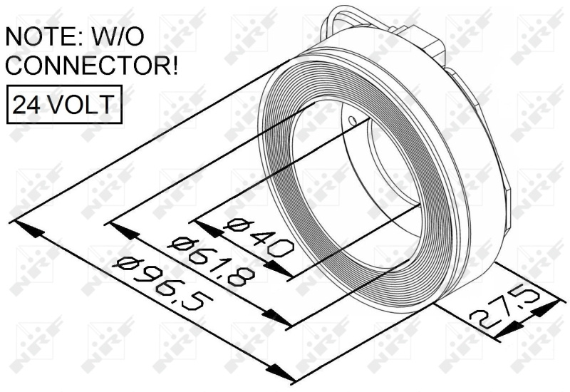 Bobina ambreiaj magnetic compresor # Mercedes-benz