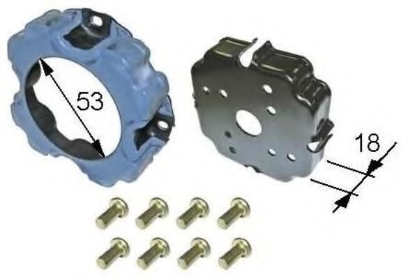 Bobina, ambreiaj magnetic compresor VW GOLF 4 (1J1