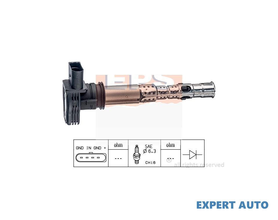Bobina aprindere Audi AUDI A4 Cabriolet (8H7, B6, 8HE, B7) 2002-2009 #2 0040102033