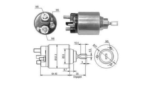 Bobina cuplare electromotor FORD FOCUS C