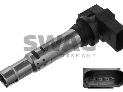 Bobina de inductie 30 92 2038 SWAG pentru Vw Passat Seat Alhambra Seat Ibiza Skoda Octavia Vw Golf Vw Lupo Audi A1 Skoda Fabia Vw Jetta Vw Vento Vw Bora Vw Polo Vw Tiguan Audi A3 Vw Cc Audi A2 Skoda Rapid Seat Leon Seat Toledo Vw Beetle Vw New Vw Nov