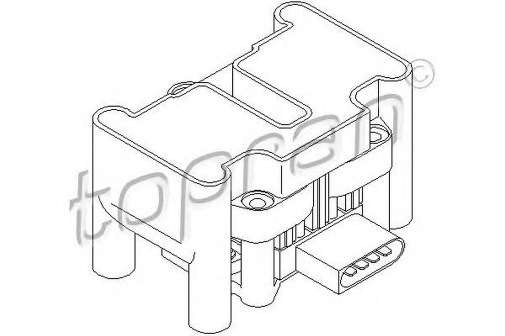 Bobina de inductie AUDI A3 8L1 TOPRAN 109316