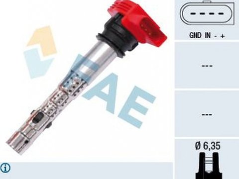 Bobina de inductie AUDI A6 4F2 C6 FAE 80248