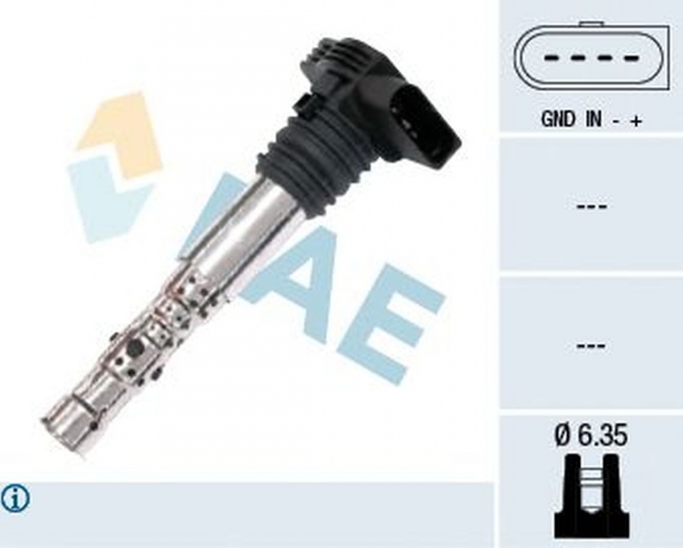 Bobina de inductie AUDI TT Roadster 8N9 FAE 80202