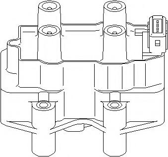 Bobina de inductie Citroen RELAY bus (230P), PEUGEOT 806 (221), Citroen XANTIA (X1) - TOPRAN 720 313