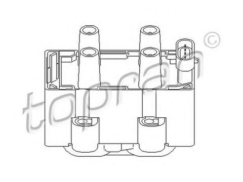 Bobina de inductie DACIA LOGAN EXPRESS FS TOPRAN 700123