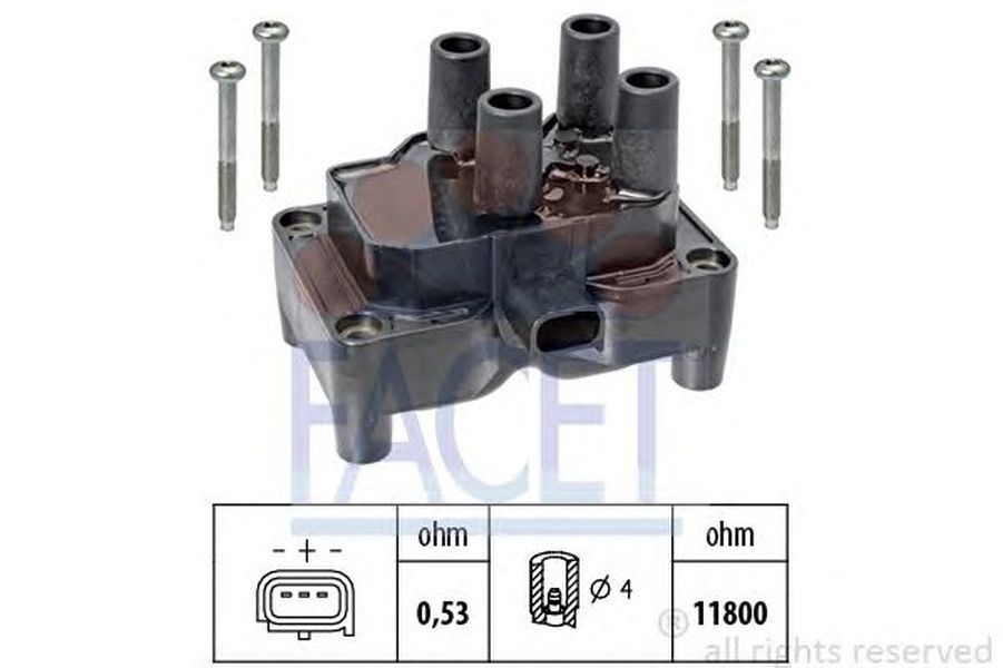 Bobina de inductie FORD MONDEO IV Turnier BA7 FACET FA 9.6381