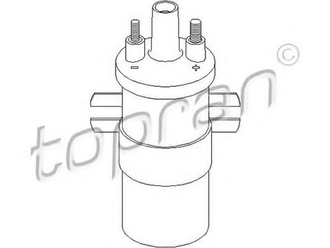 Bobina de inductie FORD TRANSIT Van (E_ _) (1991 - 1994) TOPRAN 300 065