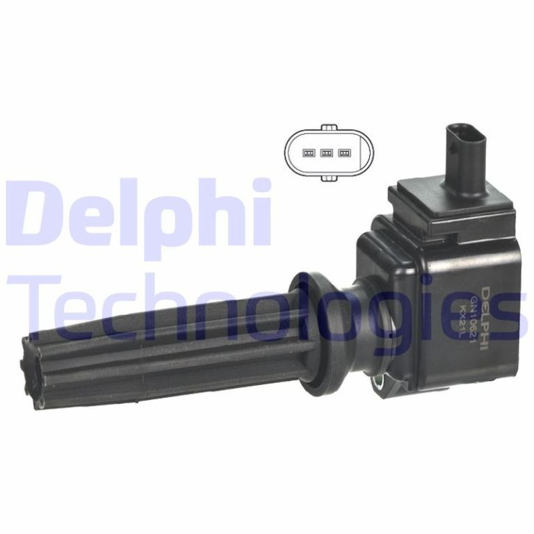 Bobina de inductie GN10621-12B1 DELPHI pentru Volvo Xc60 Volvo S80 Ford S-max Ford Mondeo Land rover Freelander Land rover Lr2 Ford Galaxy Ford Focus Land rover Discovery Land rover Range rover