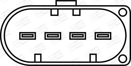 Bobina de inductie Ignition coil PORSCHE CAYENNE 4.5 09.02-09.07 PORSCHE CAYENNE (9PA), Crossover, 09.2002 - 12.2010 Champion BAEA012E