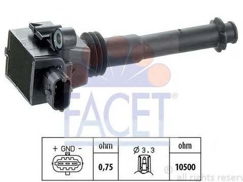 Bobina de inductie LANCIA KAPPA SW 838B FACET FA 9.6282