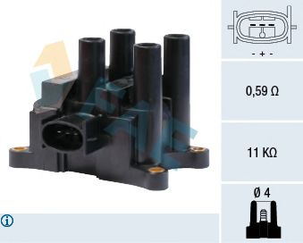 Bobina de inductie MAZDA 2 (DY) (2003 - 2016) FAE 80214