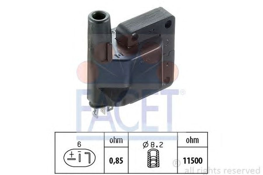 Bobina de inductie MAZDA 323 III Station Wagon BW FACET FA 9.6129