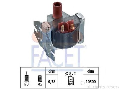 Bobina de inductie MERCEDES-BENZ 190 W201 FACET FA 9.6078