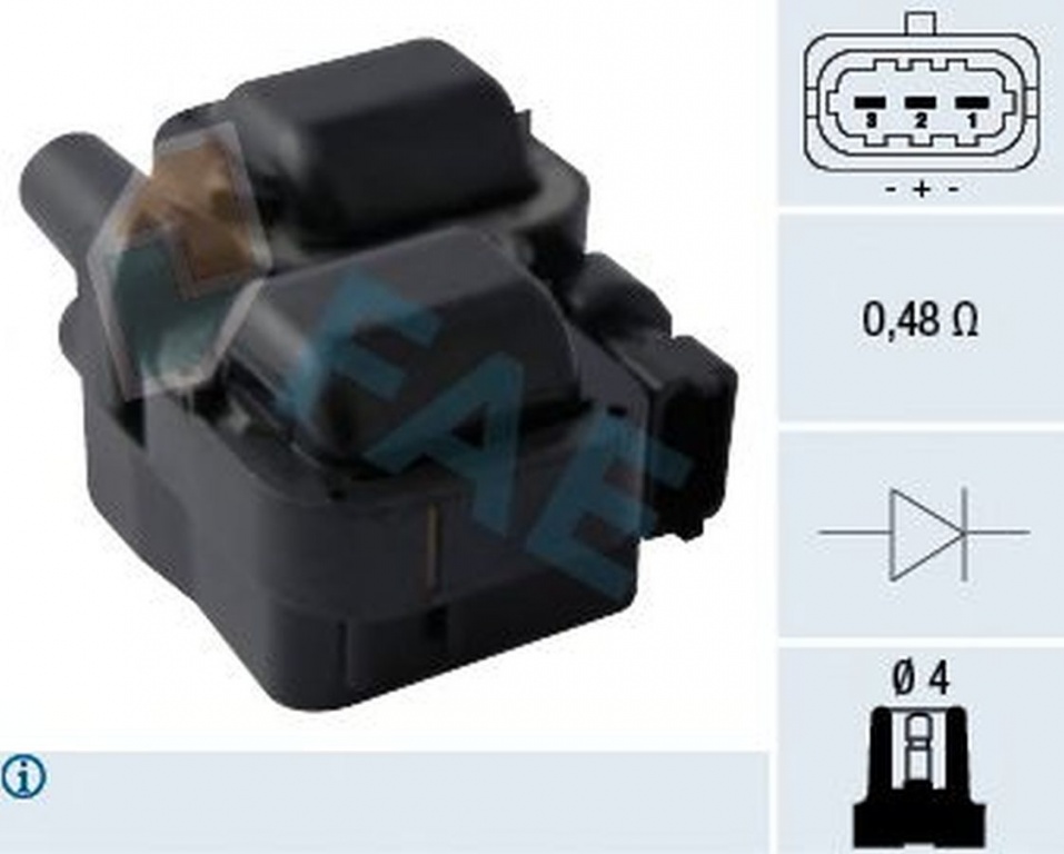 Bobina de inductie MERCEDES-BENZ VITO bus W639 FAE 80294