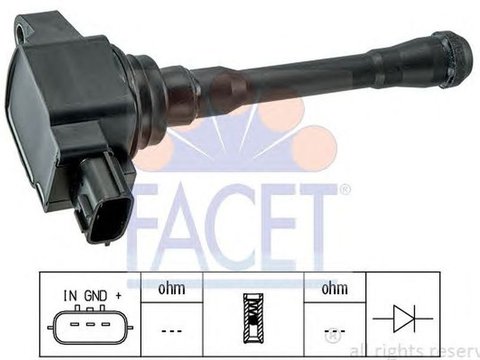 Bobina de inductie NISSAN TIIDA hatchback C11X FACET FA 9.6452