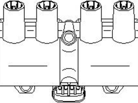 Bobina de inductie OPEL ASTRA G hatchback (F48_, F08_), OPEL ASTRA G combi (F35_), OPEL ASTRA G limuzina (F69_) - TOPRAN 207 115