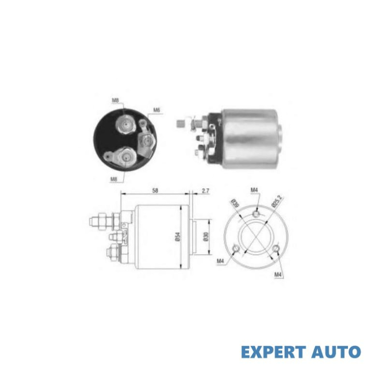 Bobina electromotor Mercedes C-CLASS T-Model (S203) 2001-2007 #3 09130838*
