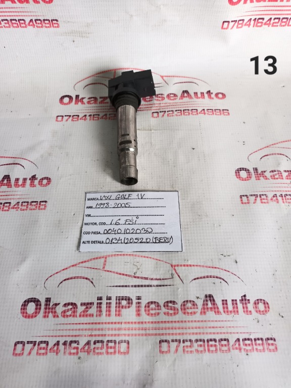 BOBINA INDUCTIE VW GOLF 4 1998-2005 1.6 FSI 0040102030, 0134120520