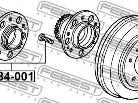 Bolt roata HONDA Civic VII Coupe (EM2) (An fabricatie 02.2001 - 12.2005, 110 - 125 CP, Benzina) - Cod intern: W20132404 - LIVRARE DIN STOC in 24 ore!!!