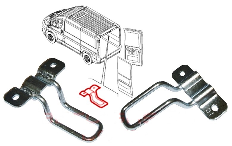 Bolt superior usa spate Citroen Jumper 2006-08.2014, Jumper 2014-, Fiat Ducato 2006-08.2014, Ducato 2014-, Peugeot Boxer 2006-2014, Boxer 2014-, carlig fixare 1362281080