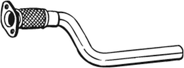 BOSAL Racord evacuare 760-819 la masina RENAULT MEGANE II combi (KM0/1_) 2003 2004 2005 2006 2007 2008 2009
