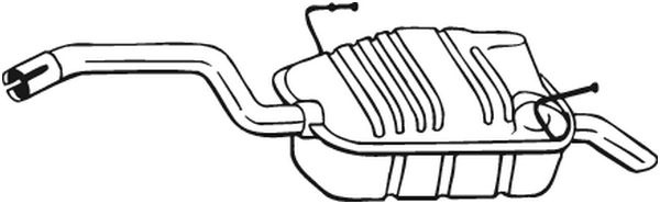 BOSAL Toba esapament finala 190-905 la LANCIA PHEDRA (179_) RHW (DW10ATED4) 1997cc 109cp 80kW 2002 2003 2004 2005 2006 2007 2008 2009 2010
