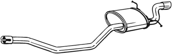 BOSAL Toba esapament finala 280-197 pentru masina 