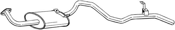 BOSAL Toba esapament finala 286-039 model TOYOTA LAND CRUISER (_J7_, _JL7_) 2L-T 2446cc 86cp 63kW 1985 1986 1987 1988 1989 1990