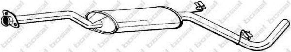 Bosal toba intermediara pt skoda favorit(781),felicia 1 mot 1.3
