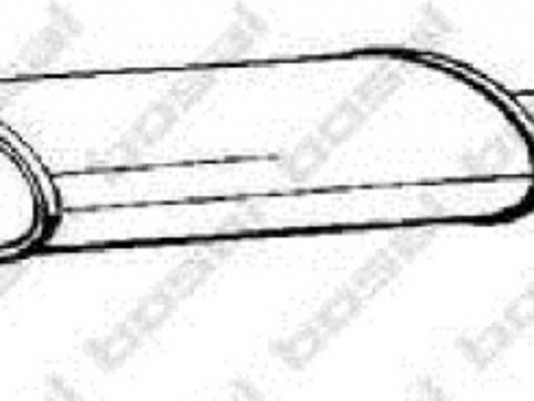 Bosal toba intermediara pt skoda favorit(781),felicia 1 mot 1.3