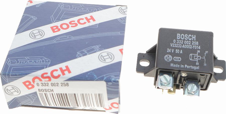 BOSCH 0332002258 - Releu, curent alimentare