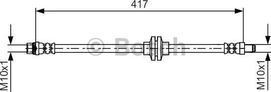 BOSCH 1 987 481 626 - Furtun frana - BOSCH-1 987 4