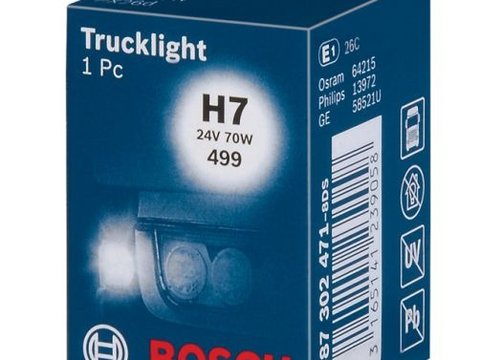 Bosch bec h7 24v 70w trucklight